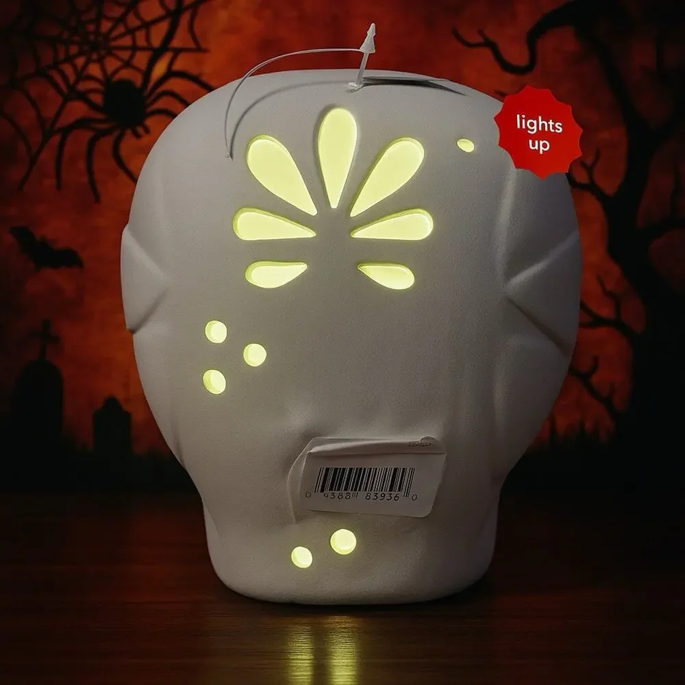 Mondo Llama DIY Light Up Skull Halloween Decoration PAINT & DECORATE SHIPS FREE